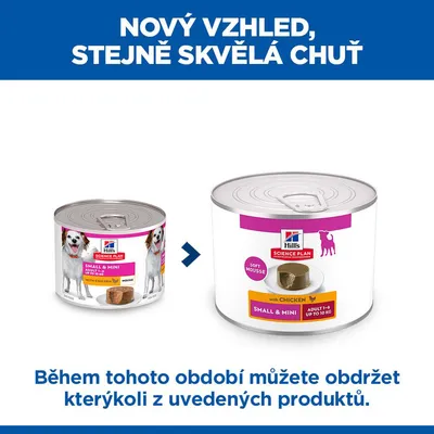 Hill's Science Plan Adult Small & Mini Mousse - kuracie (24 x 200 g)
