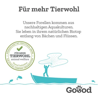Goood Adult Nachhaltige Forelle - 10 kg