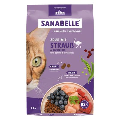 Sanabelle Adult pštrosie a čučoriedky