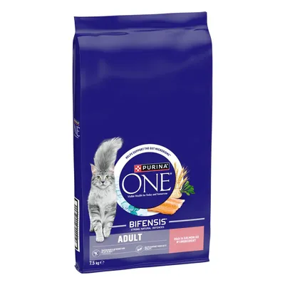 PURINA ONE Adult Salmon & Whole Grains Dry Cat Food - 3kg
