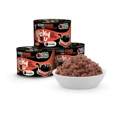 Lucky Lou SuperMono 2 x 200 g - Ekonomipack: Lamm