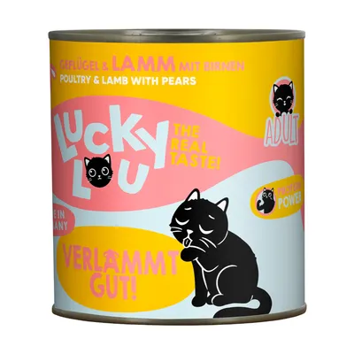 Lucky Lou Adult 800 g - Janjetina i perad