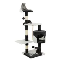 Lionto drapak dla kota, 112 cm - Czarno-biały