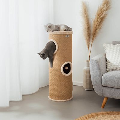 Lionto drapak z jutą, beżowy