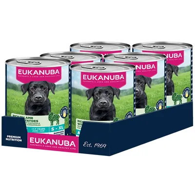 Eukanuba Adult burgonya & bárány - 6 x 400 g