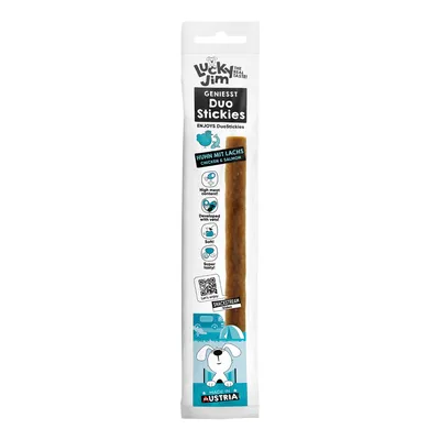 Lucky Jim DuoStickies - 15 g poulet avec dinde