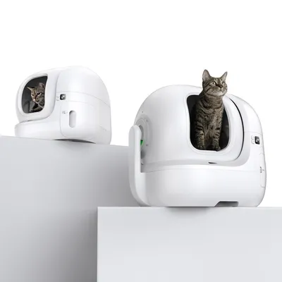 Petkit Maison de toilette autonettoyante Purobot Max Pro - accessoires : litière mixte avec test de sang occulte (2,4 kg)