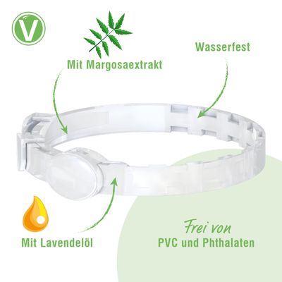 Vetlando Kokolaurin Zecken- & Floh-Halsband für Katzen
