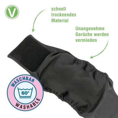 Vetlando couche lavable pour chiens mâles - taille L
