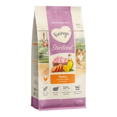 Feringa Adult Sterilised Pasăre NOU 6,5 kg