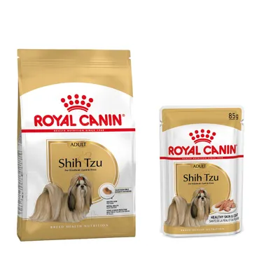 Royal Canin Breed Dry Dog Food + Royal Canin Wet Dog Food - 15% Off! * - Shih Tzu Adult (7.5kg) + Shih Tzu Adult Loaf (12 x 85g) Royal Canin Breed Dry Dog Food + Royal Canin Wet Dog Food - 15% Off! * - Shih Tzu Adult (7.5kg) + Shih Tzu Adult Loaf (12 x 85g)