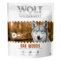 Wolf of Wilderness Adult "Oak Woods" Mistreț - fără cereale - 1 kg: rețetă nouă