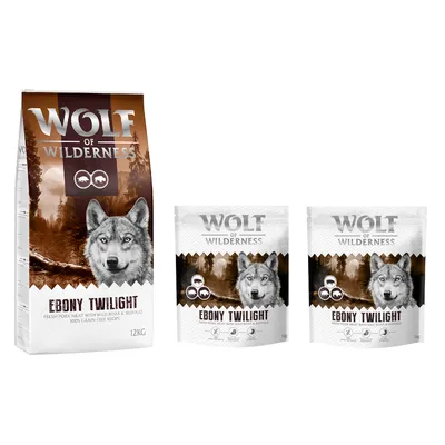 12 + 2 kg gratis! 14 kg Wolf of Wilderness - getreidefreie Rezeptur - "Ebony Twilight" Wildschwein & Büffel 12 + 2 kg gratis! 14 kg Wolf of Wilderness - getreidefreie Rezeptur - "Ebony Twilight" Wildschwein & Büffel