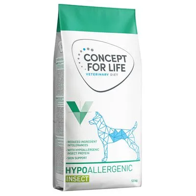 Concept for Life Veterinary Diet Hypoallergenic Insect hundfoder Concept for Life Veterinary Diet Hypoallergenic Insect hundfoder
