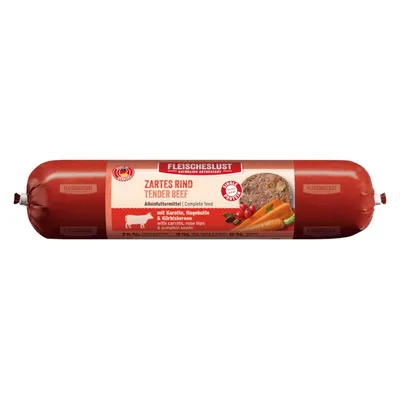 Fleischeslust Classic 8 x 400 g - Vită fragedă cu morcov, măceșe și semințe de dovleac