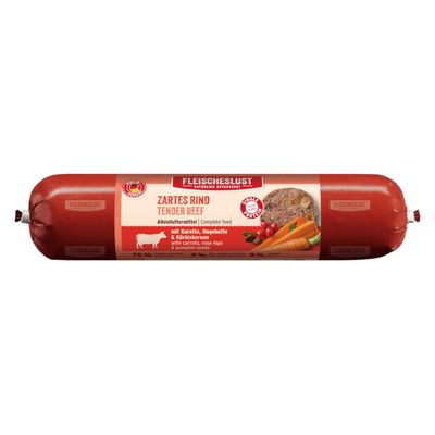 Fleischeslust Classic 8 x 400 g Zartes Rind mit Karotte, Hagebutte & Kürbiskernen