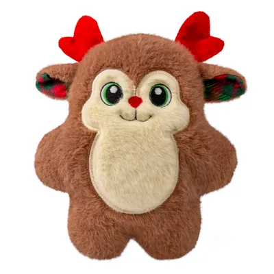 KONG Snuzzles Renne de Noël pour chien - taille M : L 23 x l 19 x H 8 cm KONG Snuzzles Renne de Noël pour chien - taille M : L 23 x l 19 x H 8 cm