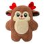 KONG Holiday Snuzzles Renna Tg. M: ca. L 23 x P 19 x H 8 cm