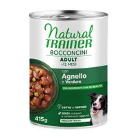 10 + 2 gratis! 12 x 415 g / 400 g Natural Trainer - Adult Medium & Maxi Agnello