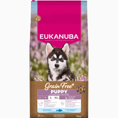 Eukanuba Grain Free Puppy Large & Giant Breed Poisson de mer - 12 kg