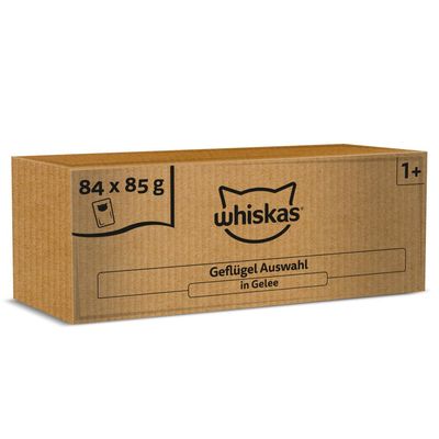 Whiskas 1+ Adult i portionspåse 84 x 85 g