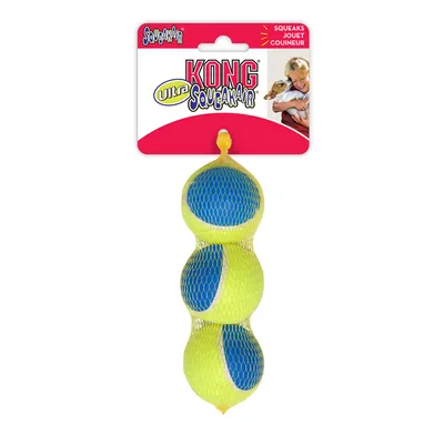 KONG Ultra SqueakAir Ball - 3 palloa
