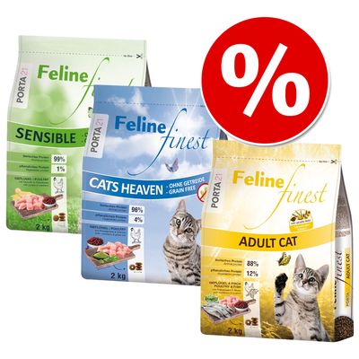 Míchané balení Porta 21 2 x 2 kg (Adult Cat + Sensible Grain Free)