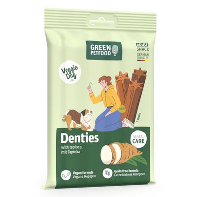 Green Petfood VeggieDog Denties výhodné balení: 13 x 180 g