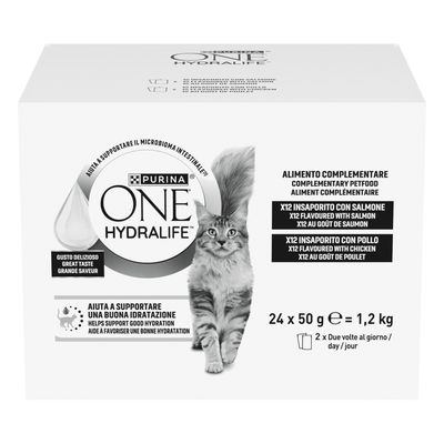 PURINA ONE Hydralife напиток для кошек, 24 x 50 г