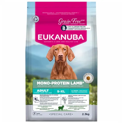 Eukanuba Special Care Mono-Protein Adult karitsa - säästöpakkaus: 2 x 2,3 kg