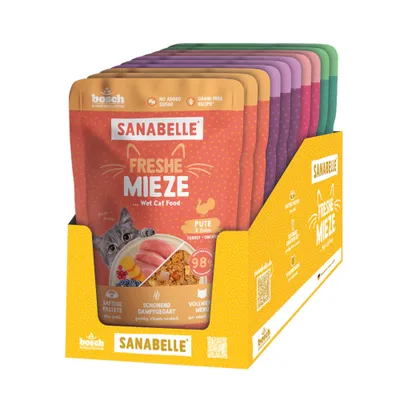 Freshe Mieze Cat 10 x 100 g - Mix (5 Sorten)