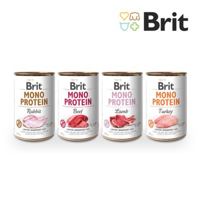 Brit Mono Protein 12 x 400 g nourriture humide pour chien