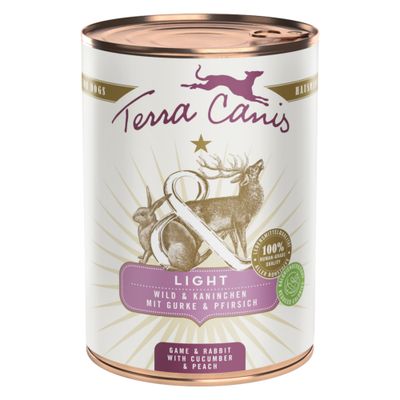 Terra Canis Hausmannskost für Hunde, Light Pute mit Sellerie, Ananas & Sanddornbeeren, <3% Fett, 100% Natur.