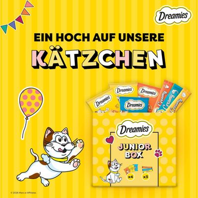 Dreamies Katzensnacks Mega Pack - Junior Box (150 g)