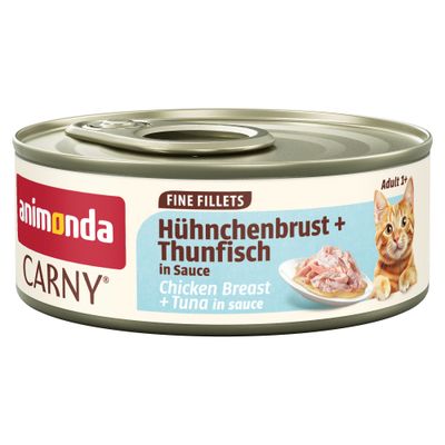 animonda Carny Adult Feine Fillets in Soße 12 x 60 g
