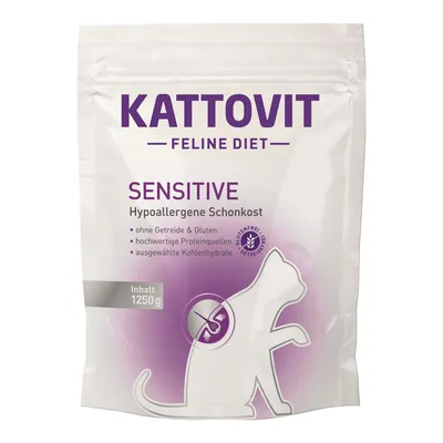Kattovit Sensitive суха храна - 2 x 4 кг