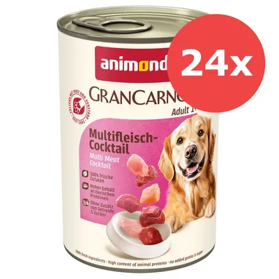 Sparpaket animonda GranCarno Original 24 x 400 g - Junior Rind & Huhn