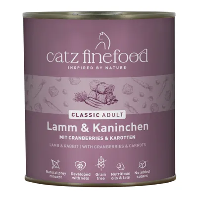 catz finefood 6 x 800 g - Bárány & nyúl