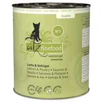 catz finefood konzervy 6 x 800 g - losos a drůbež