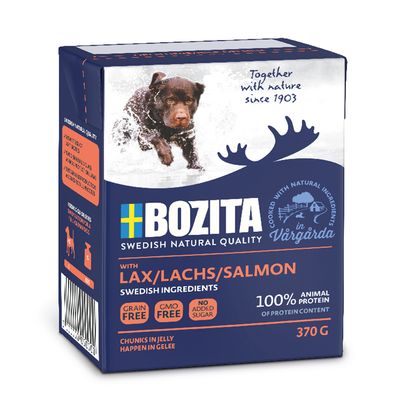 Bozita Bouchées en gelée 24 x 370 g pour chien Saumon