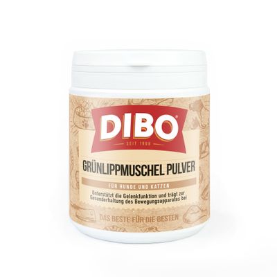 DIBO Grünlippmuschelpulver, Für die Besten das Beste, ein 100%iges Naturprodukt ohne Zusatzstoffe.