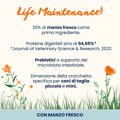 Almo Nature Holistic Extra Small & Small Adult con Manzo Fresco
