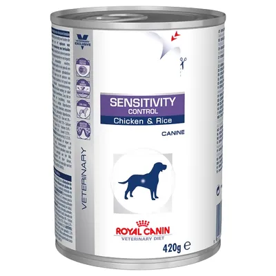 Royal Canin Veterinary Diet Sensitivity Control Pollo e Riso, lattina da 420g. Per cani con digestione sensibile. Esclusivo per veterinari.
