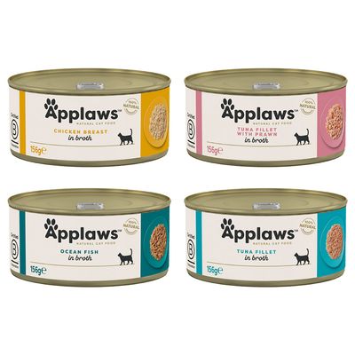 Sparpaket Applaws in Brühe 24 x 156 g Mixpaket (4 Sorten)