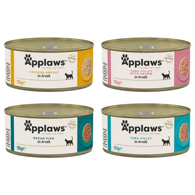Sparpaket Applaws in Brühe 24 x 156 g - Mixpaket (4 Sorten) Sparpaket Applaws in Brühe 24 x 156 g - Mixpaket (4 Sorten)