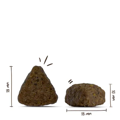 Dva kosa suhe hrane z merami: 18 mm visoko in široko, drugi kos 10 mm visok in 18 mm širok. Dva kosa suhe hrane z merami: 18 mm visoko in široko, drugi kos 10 mm visok in 18 mm širok.