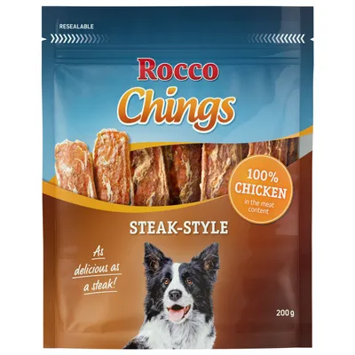 Lot mixte Rocco Chings Steak Style pour chien - 2 variétés différentes
