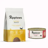 Zestaw Applaws Adult/Senior 6 kg / 7,5 kg + Applaws w bulionie 6 x 156 g w super cenie! - Adult z kurczakiem, 7,5 kg + Pierś z kurczaka z kaczką, 6 x 156g