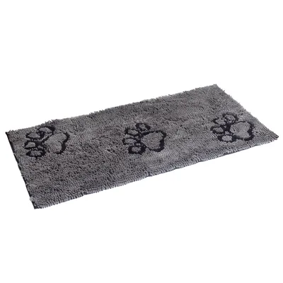 Frinchillo Paw Grey högabsorberande matta - L 120 x B 60 cm