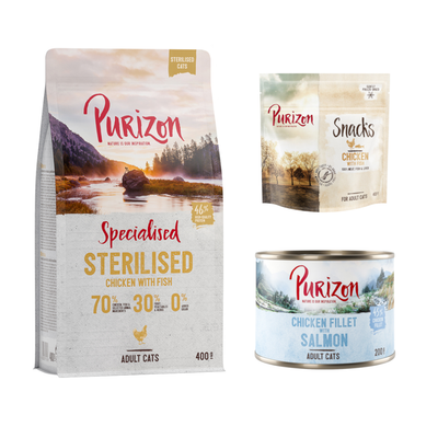 Purizon Nature is our inspiration. Haute teneur en viande et poisson, recettes sans céréales, fruits & légumes sélectionnés, apport élevé en protéines, haute appétence et digestibilité optimale.
